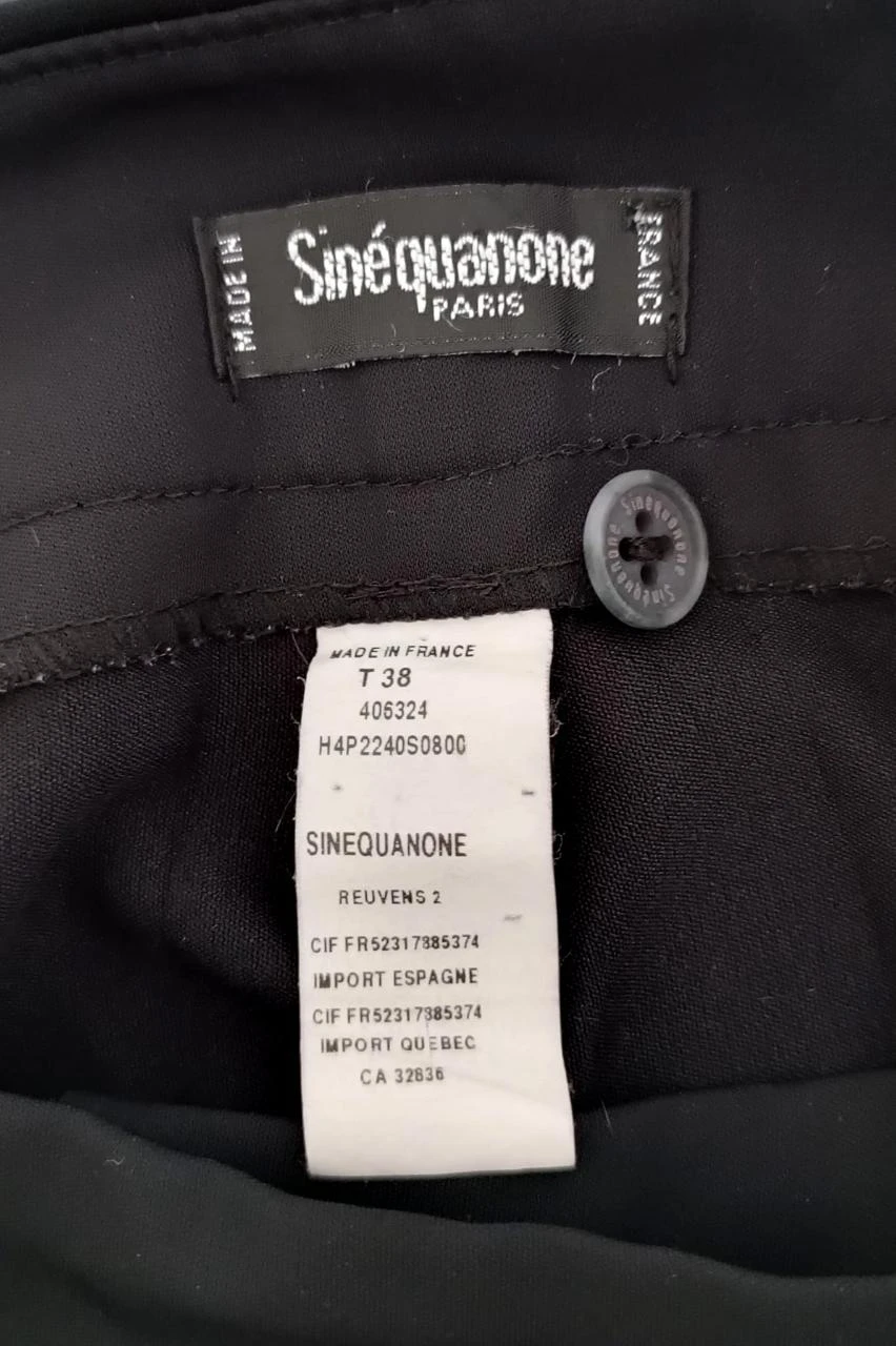 Pantalón de vestir negro Sinéquanone-Talla 38 – photo 5